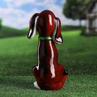 Садовая фигура "Собака Риччи", коричневый цвет, керамика, 32 см, микс - Фото 6