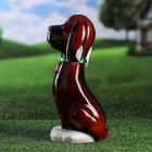 Садовая фигура "Собака Риччи", коричневый цвет, керамика, 32 см, микс - Фото 5