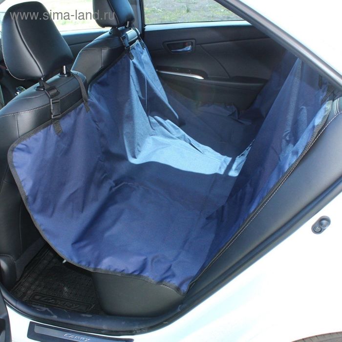 Авточехол-накидка на заднее сиденье Tplus, оксфорд, синий, T002208 - Фото 1