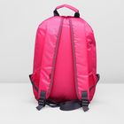 Рюкзак на молнии "Транзит", 1 отдел, наружный карман, цвет розовый - Фото 3