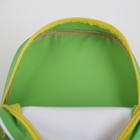 Рюкзак детский, отдел на молнии, цвет зелёный, «Обезьянка» - Фото 4
