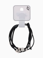 Браслет кожа «Шамбала» 5 нитей, замша, чёрный, d=8 см - Фото 6