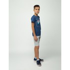 Футболка для мальчика, рост 98-104 см, цвет синий 267Л-161 - Фото 2