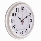 Часы настенные, интерьерные "Рубин", 35 см, корпус белый - Фото 3