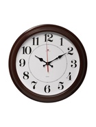 Часы настенные, интерьерные «Рубин», бесшумные, d=35 см, коричневые - Фото 2