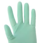 Перчатки хозяйственные резиновые размер M, цвет зелёный - Фото 2