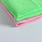 Набор салфеток для уборки «Чистюля», 2 шт, цвет МИКС - Фото 2