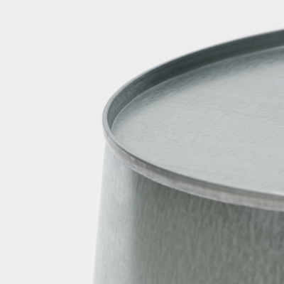 Ведро хозяйственное оцинкованное с ручкой, 15 л, d=33,5 см, h=30 см, ГОСТ