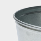 Ведро оцинкованное хозяйственное с ручкой, 7 л, d=24 см, h=24 см, ГОСТ - Фото 4