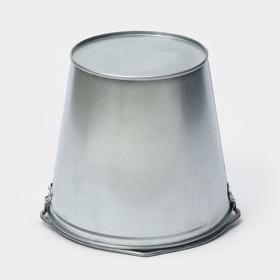 Ведро хозяйственное оцинкованное с ручкой, 7 л, d=24 см, h=24 см, ГОСТ