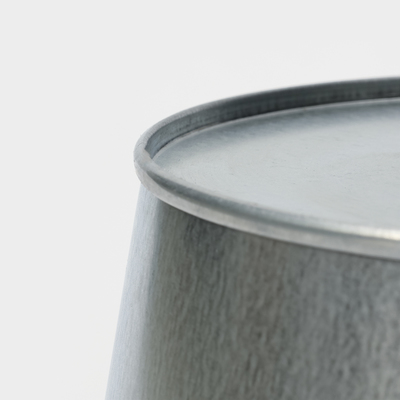 Ведро хозяйственное оцинкованное с ручкой, 7 л, d=24 см, h=24 см, ГОСТ