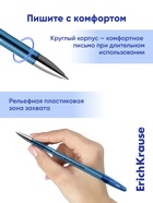 Ручка гелевая R-301 Original Gel, узел 0.5 мм, чернила синие, длина линии письма 600 метров - Фото 7