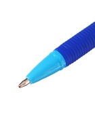 Ручка шариковая ErichKrause R-301 Neon Stick & Grip, узел 0.7-1.0 мм, чернила синие, резиновый держатель, длина линии письма 2000 метров, МИКС - Фото 12