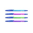 Ручка шариковая ErichKrause R-301 Neon Stick & Grip, узел 0.7 мм, чернила синие, резиновый упор, длина линии письма 2000 метров, микс - Фото 2