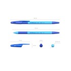 Ручка шариковая ErichKrause R-301 Neon Stick & Grip, узел 0.7 мм, чернила синие, резиновый упор, длина линии письма 2000 метров, микс - Фото 6