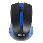 Мышь Ritmix RMW-555, беспроводная, оптическая, 1000 dpi, 2xAAA (не в комплекте), USB, синяя - Фото 3
