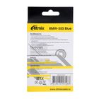 Мышь Ritmix RMW-555, беспроводная, оптическая, 1000 dpi, 2xAAA (не в комплекте), USB, синяя - Фото 8