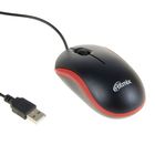 Мышь Ritmix ROM-111, проводная, оптическая, USB, 800 dpi, красная - Фото 1