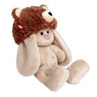 Мягкая игрушка "Зайка Ми" в шапке медвежонка, 15 см - Фото 3