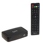 Приставка для цифрового ТВ Lumax DVBT2-555HD, FullHD, DVB-T2, HDMI, RCA, USB, черная - Фото 1