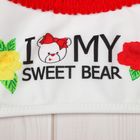 Купальный костюм для девочки SWEET BEAR цвет красный, р-р 28, рост 110-116 см - Фото 5