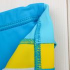 Плавки для мальчика BEACH цвет голубой/жёлтый, р-р 30, рост 98 см - Фото 3