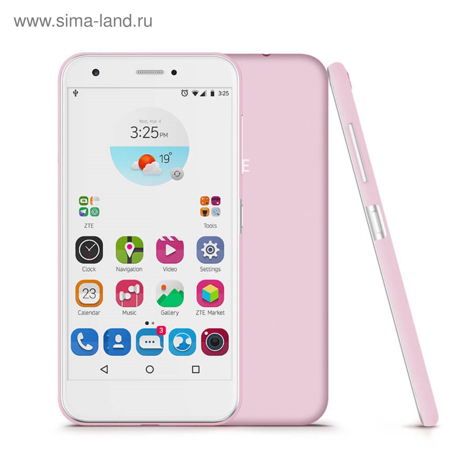 Смартфон ZTE Z10 pink (2372372) - Купить по цене от 9 499.31 руб. |  Интернет магазин SIMA-LAND.RU