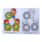 Раскраска А5. Посмотри и раскрась. "Первые уроки. Время" - Фото 2