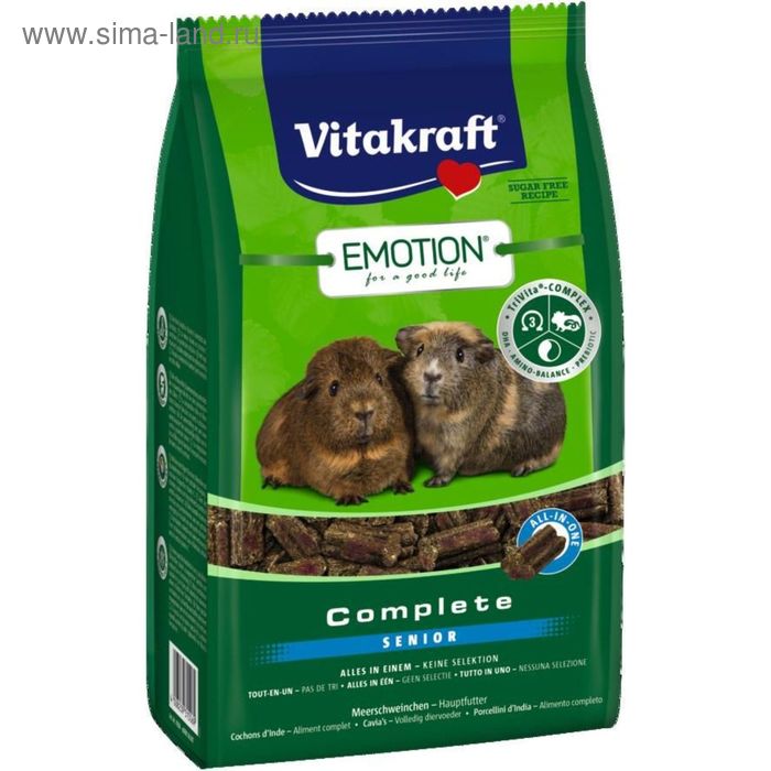 Корм VITAKRAFT COMPLETE для стареющих морских свинок, 800 г - Фото 1