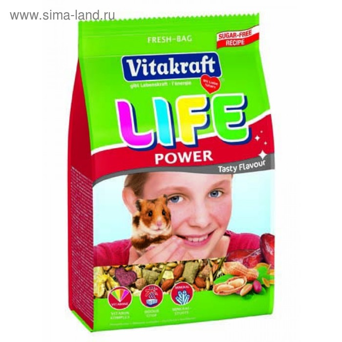 Корм VITAKRAFT LIFE POWER для хомяков, 300 г - Фото 1