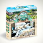 Постельное бельё Versailles дуэт, рис. 909, 145х215 (2 шт), 220х240, 70х70 (2 шт), сатин 80 г/м2 - Фото 2