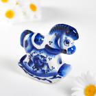 Сувенир гжель «Качалка большая», бело-синий,керамика, - Фото 1