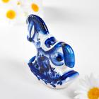 Сувенир гжель «Качалка большая», бело-синий,керамика, - Фото 3