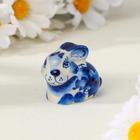 Сувенир керамика "Кролик" 4,5х3,5 см - Фото 1