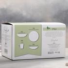 Набор столовый Basilico, 19 предметов, стекло, коричневый - Фото 6