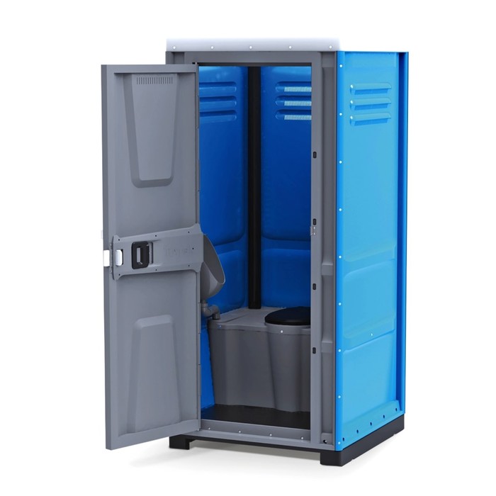 Туалетная кабина, 225 × 100 × 100 см, 250 л, синяя - фото 1884778730