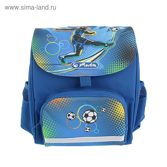 Ранец дошкольный Herlitz MINI SoftBag, 24 х 26 х 14, для мальчика, Soccer - Фото 1