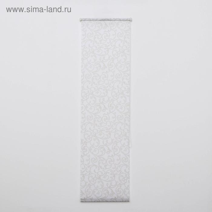 Рулонная штора «Англетер» 45x160 см, цвет белый - Фото 1