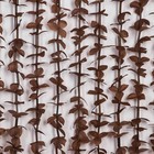 Занавеска декоративная «Листики», 90×170 см, 12 нитей, цвет кофейный - Фото 2