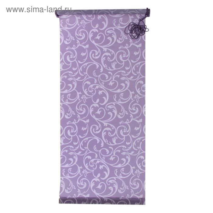 Рулонная штора «Англетер» 60x160 см, цвет сирень - Фото 1
