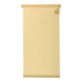 Штора-ролет «Комфортиссимо», размер 140x160 см, цвет жёлтый
