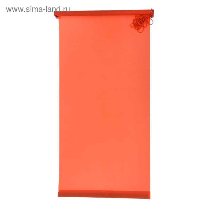 Рулонная штора «Комфортиссимо», размер 60x160 см, цвет терракот - Фото 1