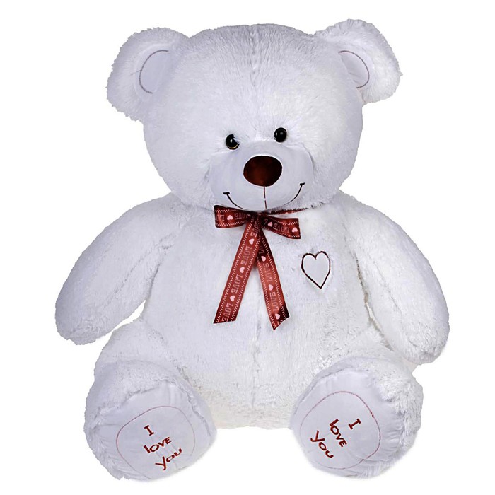 Мягкая игрушка «Медведь Феликс», 120 см, цвет белый - фото 2048426