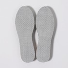 Стельки для обуви детские, антибактериальные, дышащие, универсальные, 19-35 р-р, 22 см, пара, цвет серый - Фото 2
