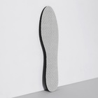 Стельки для обуви, антибактериальные, дышащие, универсальные, р-р RU до 34,5 (р-р Пр-ля до 35), 23 см, пара, цвет серый - Фото 4