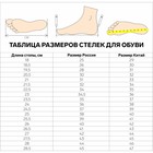 Стельки для обуви детские, антибактериальные, дышащие, универсальные, 19-35 р-р, 22 см, пара, цвет серый - Фото 5