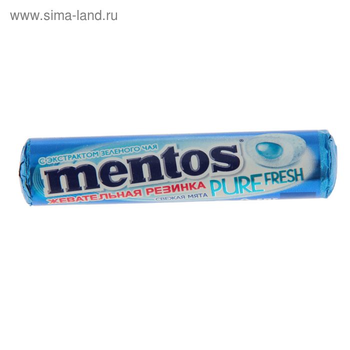 Жевательная резинка Mentos жидкий центр Мята ролл, 15.5 г - Фото 1