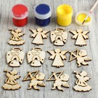 Набор «Ангелочки», 4 вида, 12 шт, размер деталей 45×45 мм - Фото 2