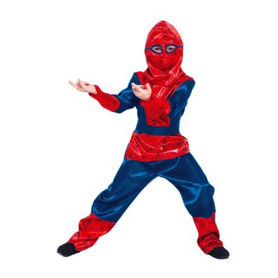 Детский карнавальный костюм «Синий паучок», р-р 30, рост 110-116 см