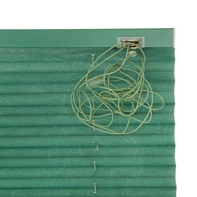 Штора плиссе 50×160, цвет зеленый